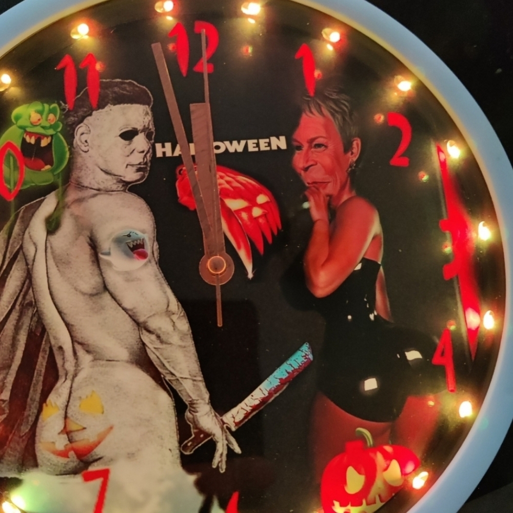 Micheal Myers Halloween led clock